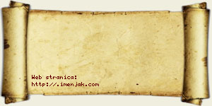 Anđela Ubavkić vizit kartica